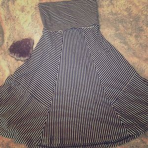 American eagle striped tube top dress